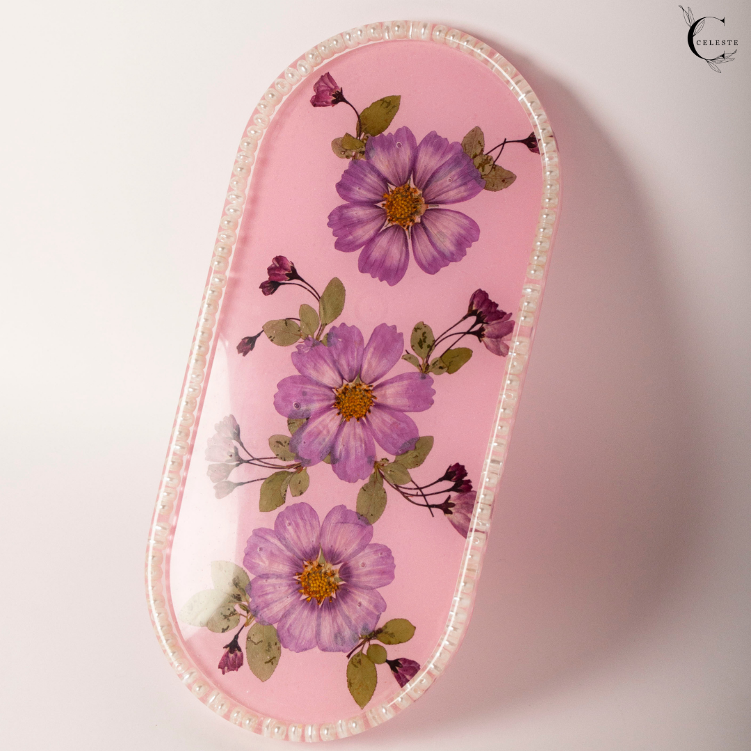 Lavender Bloom Trinket Tray