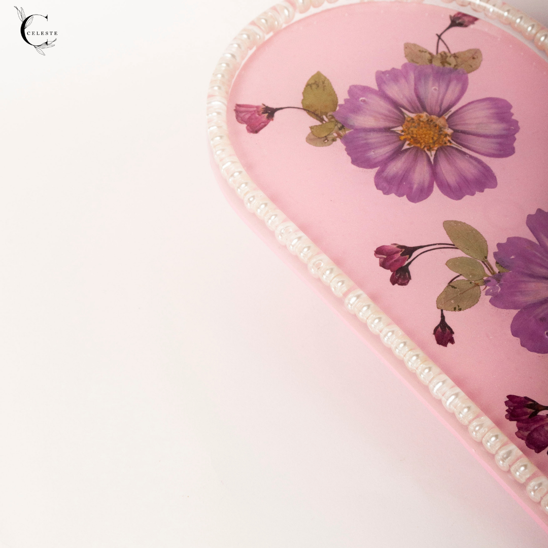Lavender Bloom Trinket Tray