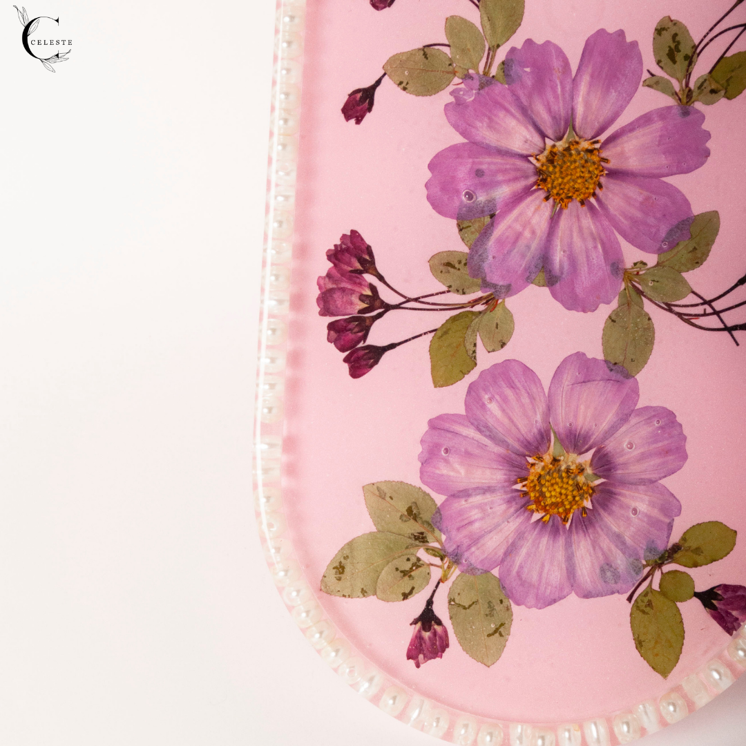 Lavender Bloom Trinket Tray