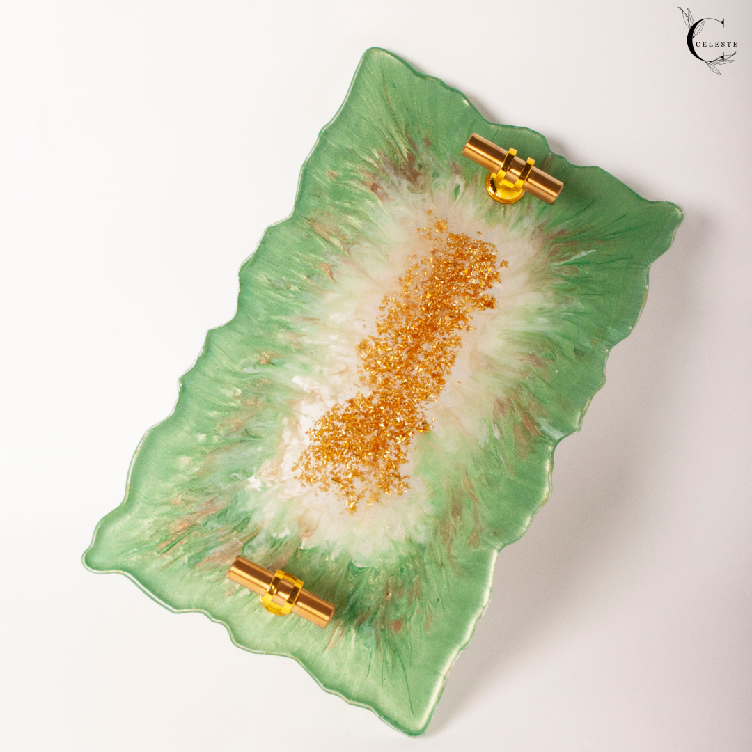 Golden Meadow Cosmetic Tray