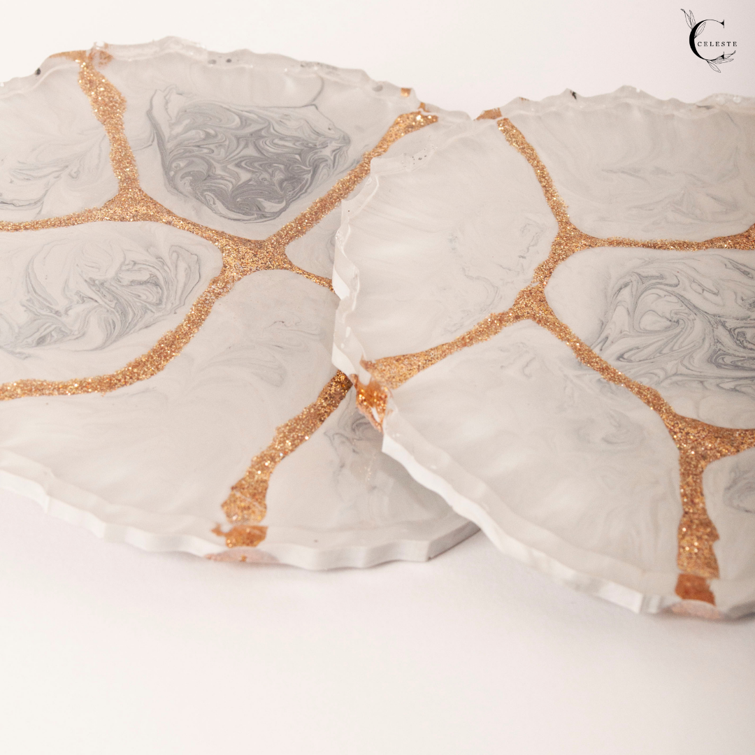 Celeste Signature – White Marble Elegance Set