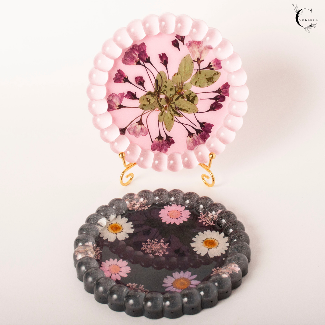 Midnight Daisy Bubble Tray