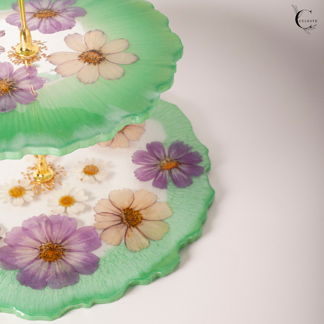 Meadow Charm 3-Tier Cake Stand