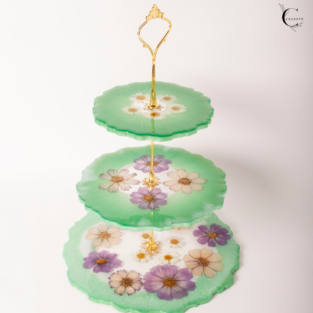 Meadow Charm 3-Tier Cake Stand