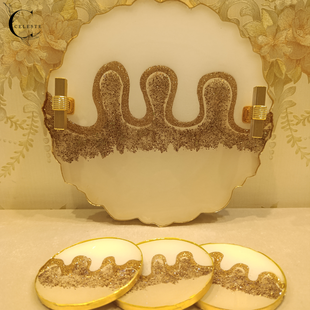 Golden Drizzle Glam Set