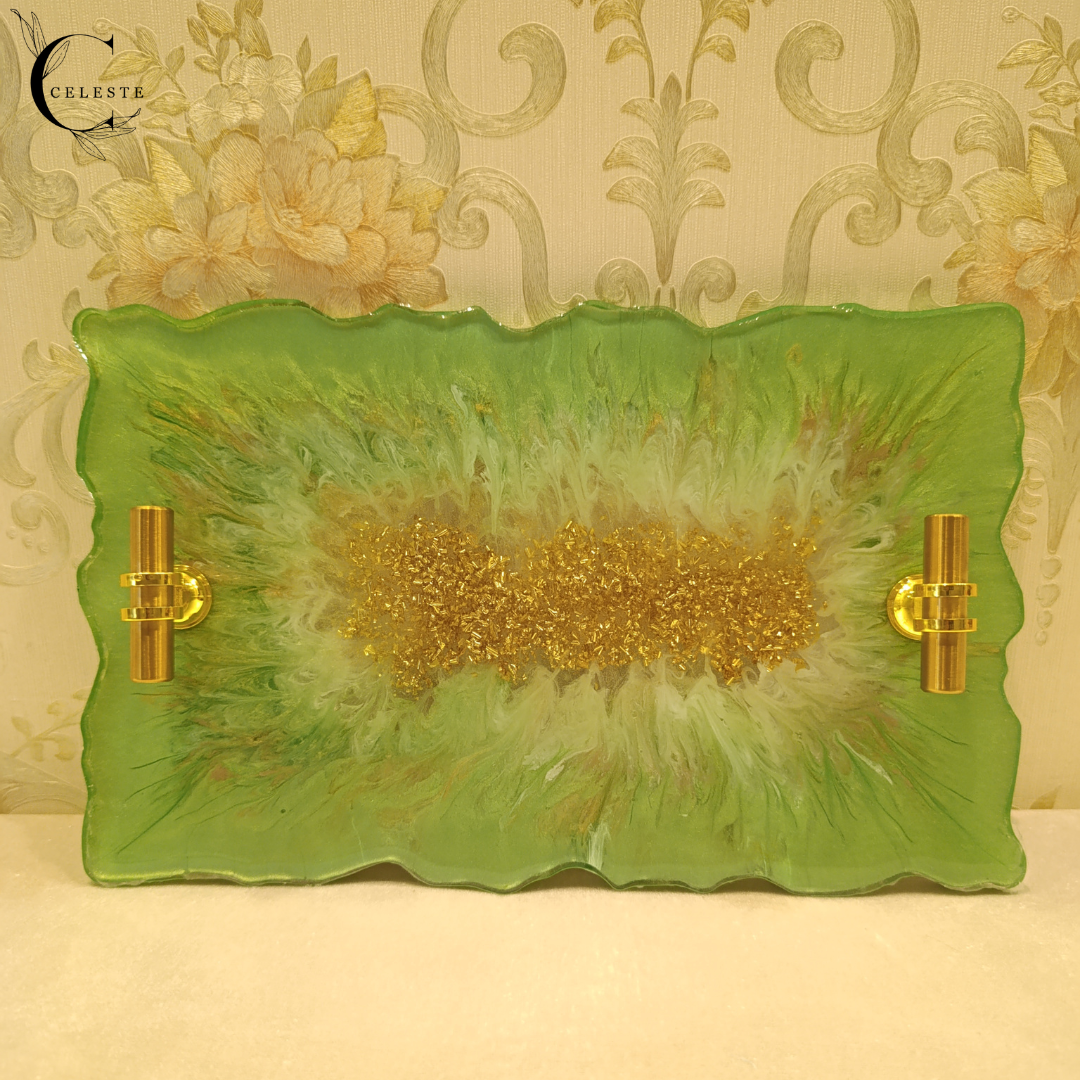 Golden Meadow Cosmetic Tray