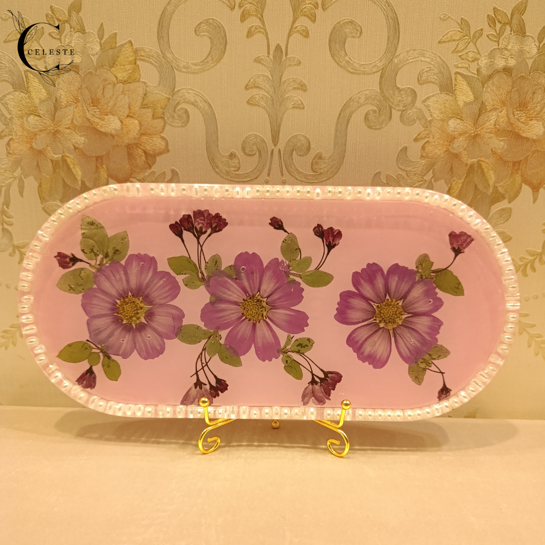 Lavender Bloom Trinket Tray