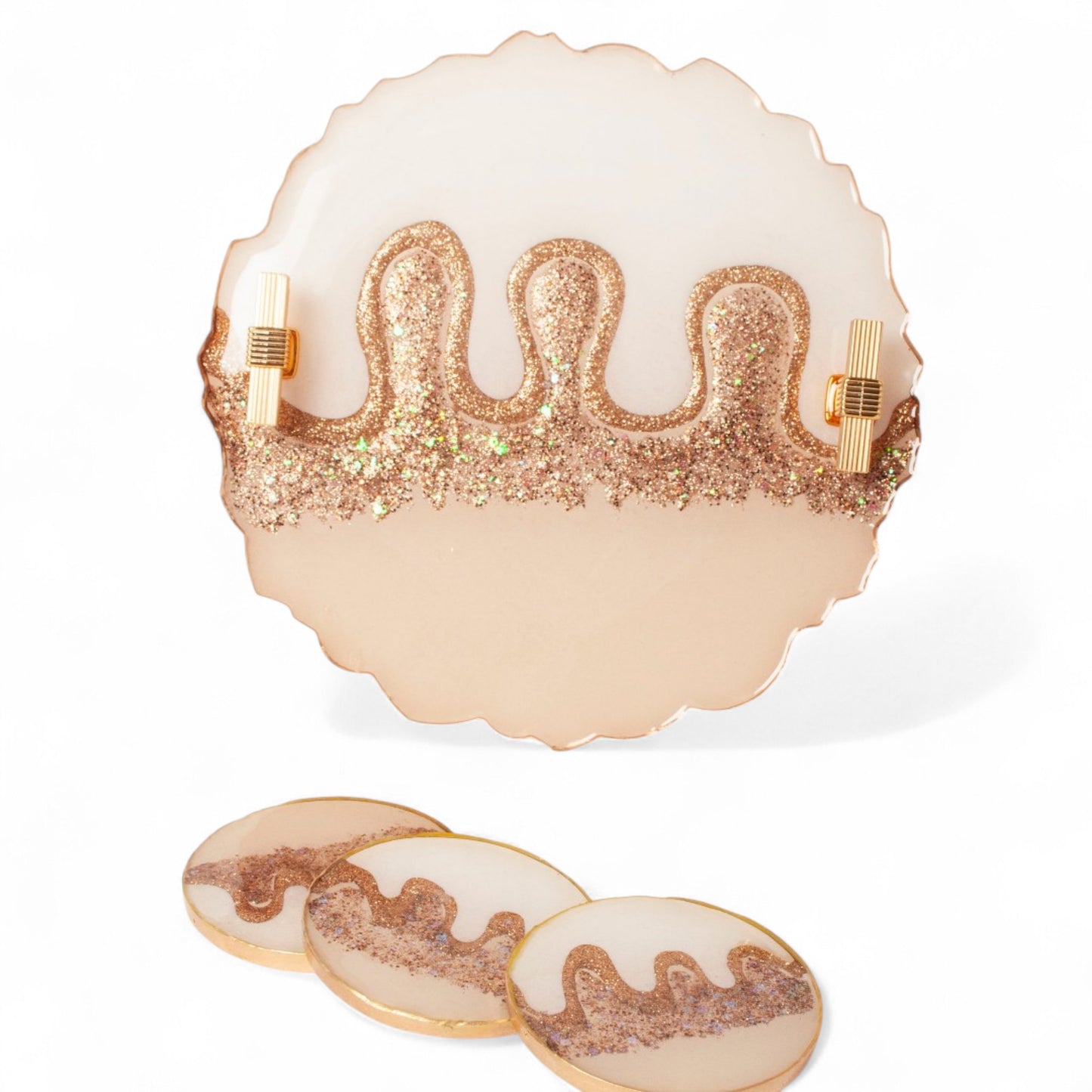 Golden Drizzle Glam Set