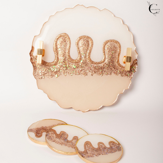 Golden Drizzle Glam Set