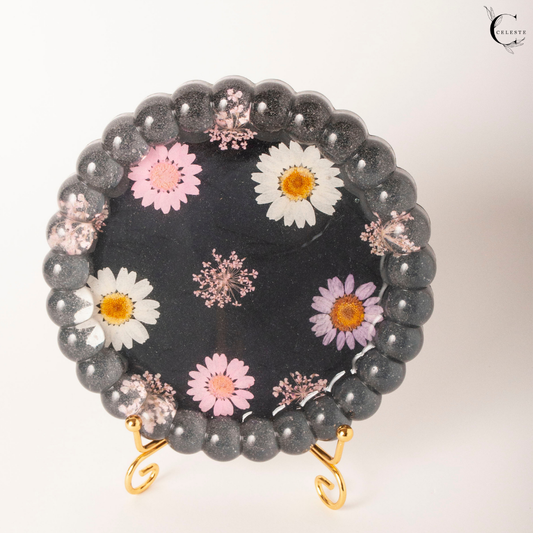 Midnight Daisy Bubble Tray