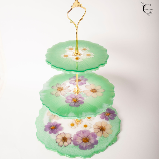 Meadow Charm 3-Tier Cake Stand