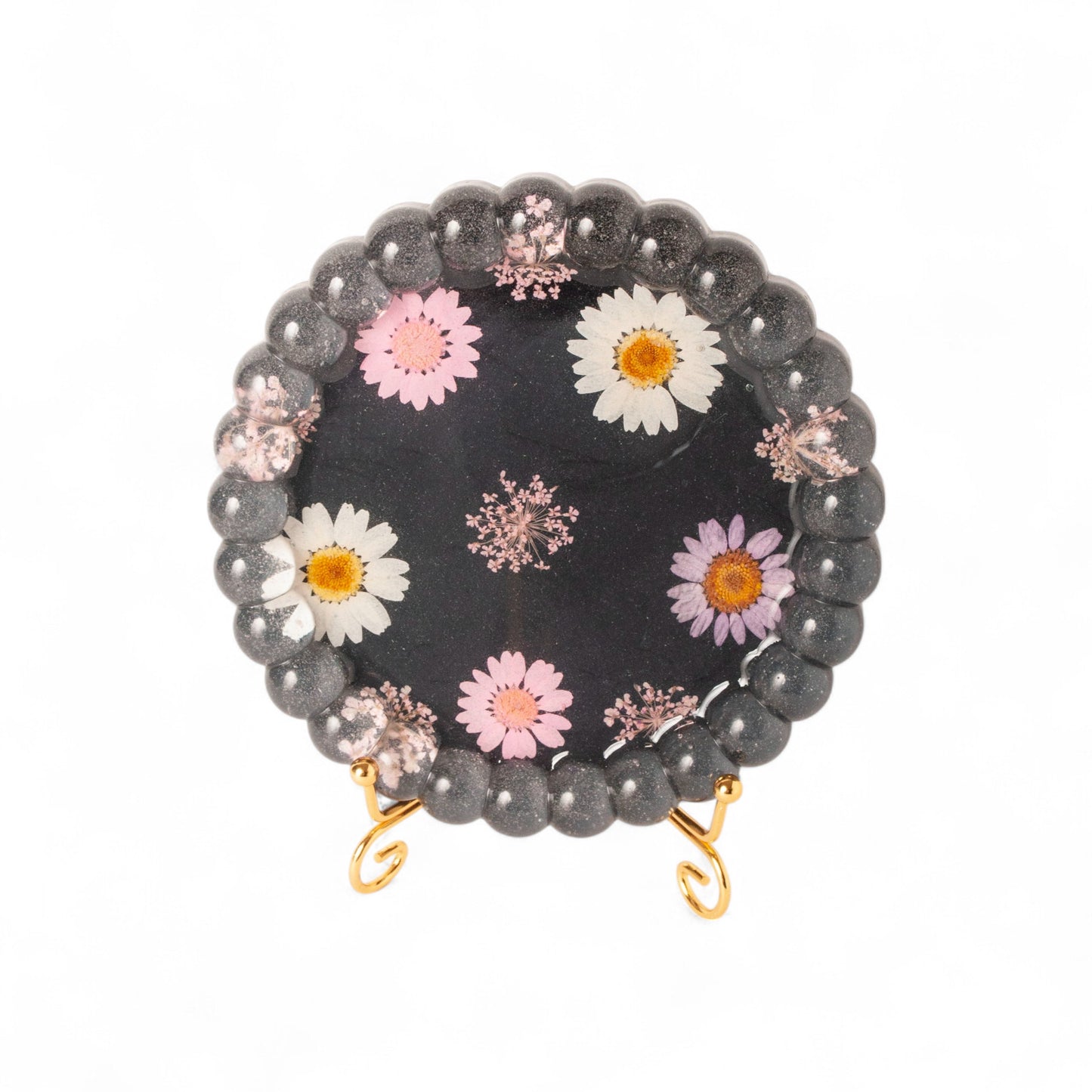 Midnight Daisy Bubble Tray