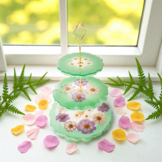 Meadow Charm 3-Tier Cake Stand