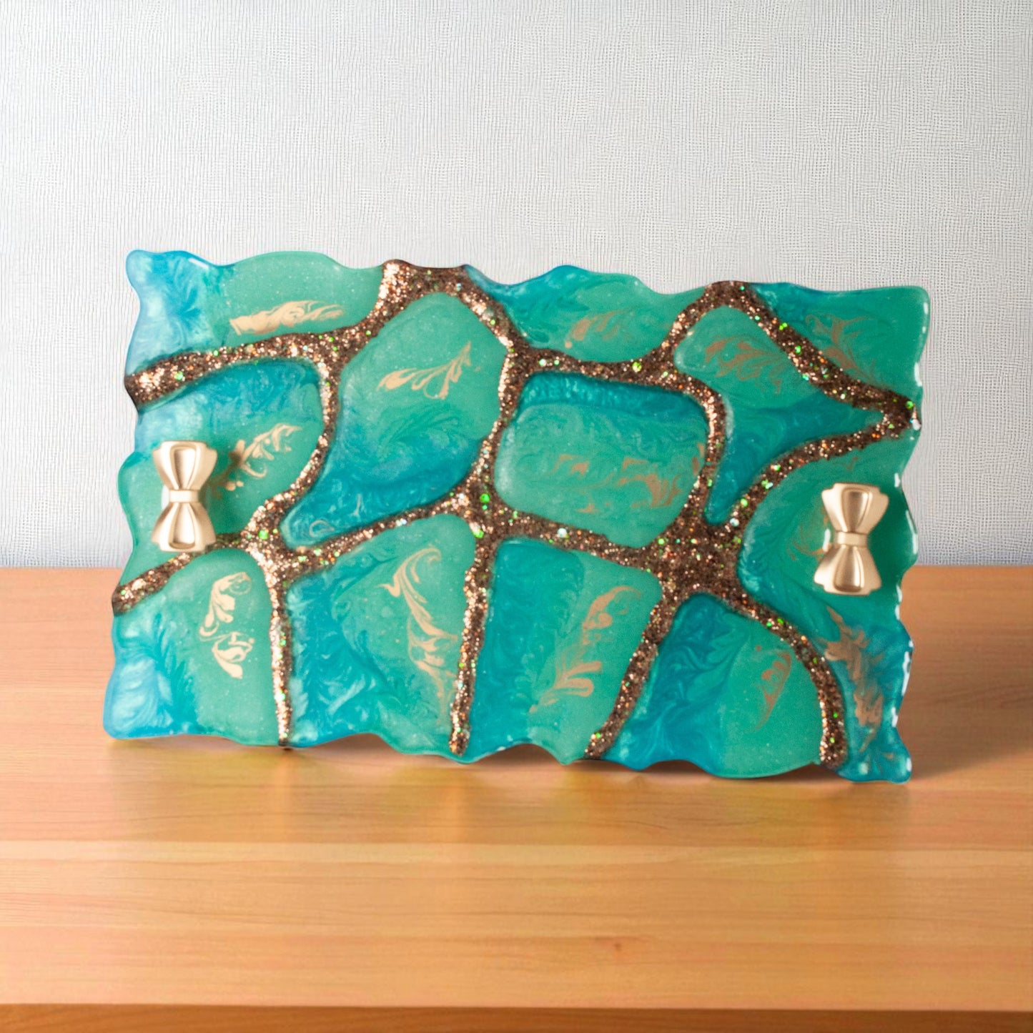 Ocean Luxe Perfume Tray & Jewelry Coaster Set
